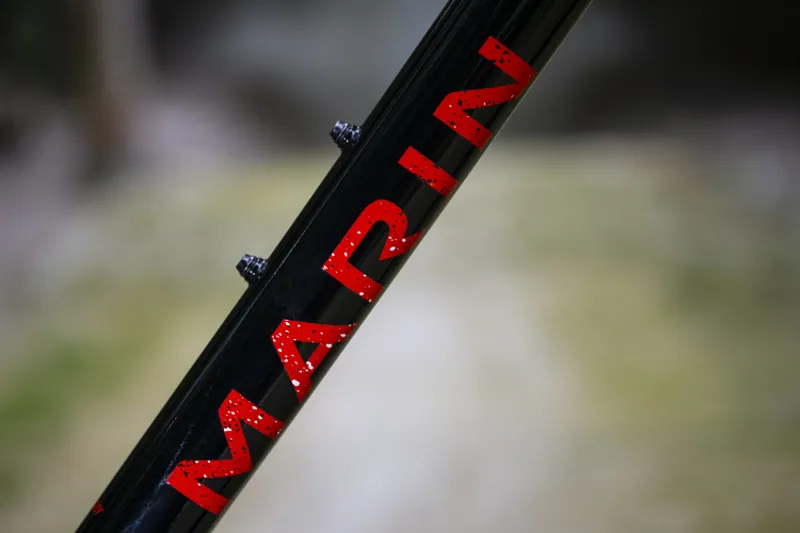 Marin San Quentin 3 27.5 Mountain Bike Frame - Gloss White/Black/Red-5